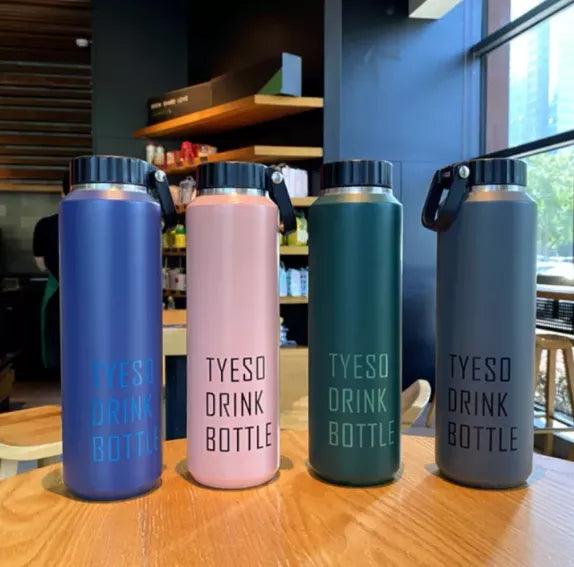 Tyeso Stainless steel Thermos Vacuum Tumbler Insulated Hot & Cold | 710ML & 500ml