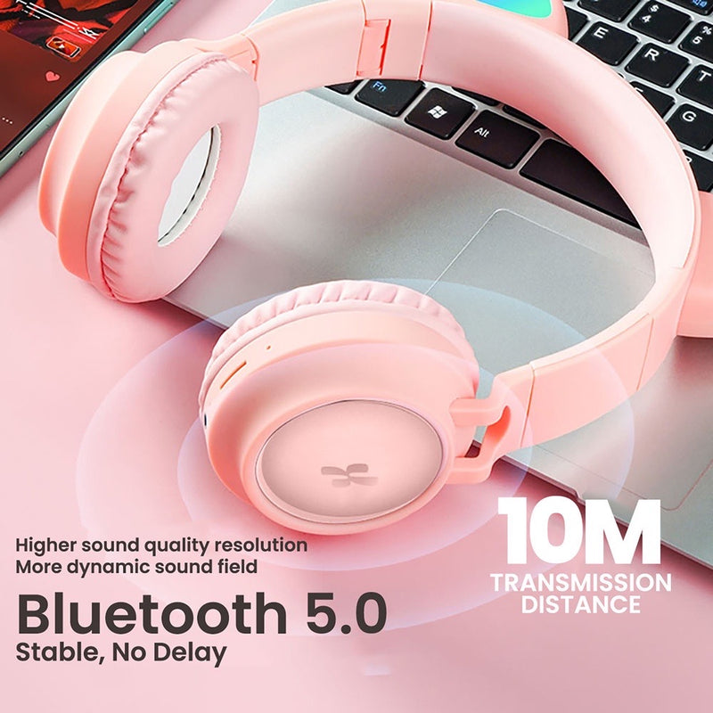 xMOWi C1 Cat Ear Design Wireless Headphone